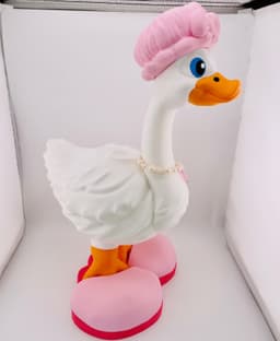 Slippers & Shower Cap Goose Gear for Porch Goose 3d model