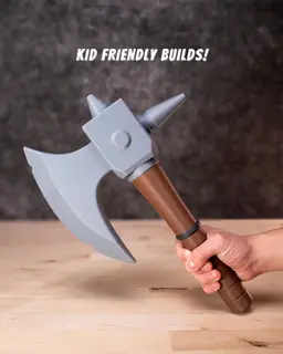 Knight’s Axe Kit | No AMS, No Support, No Glue 3d model