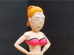 Summer Smith from Rick and Morty pleasure chamber episode 3d model