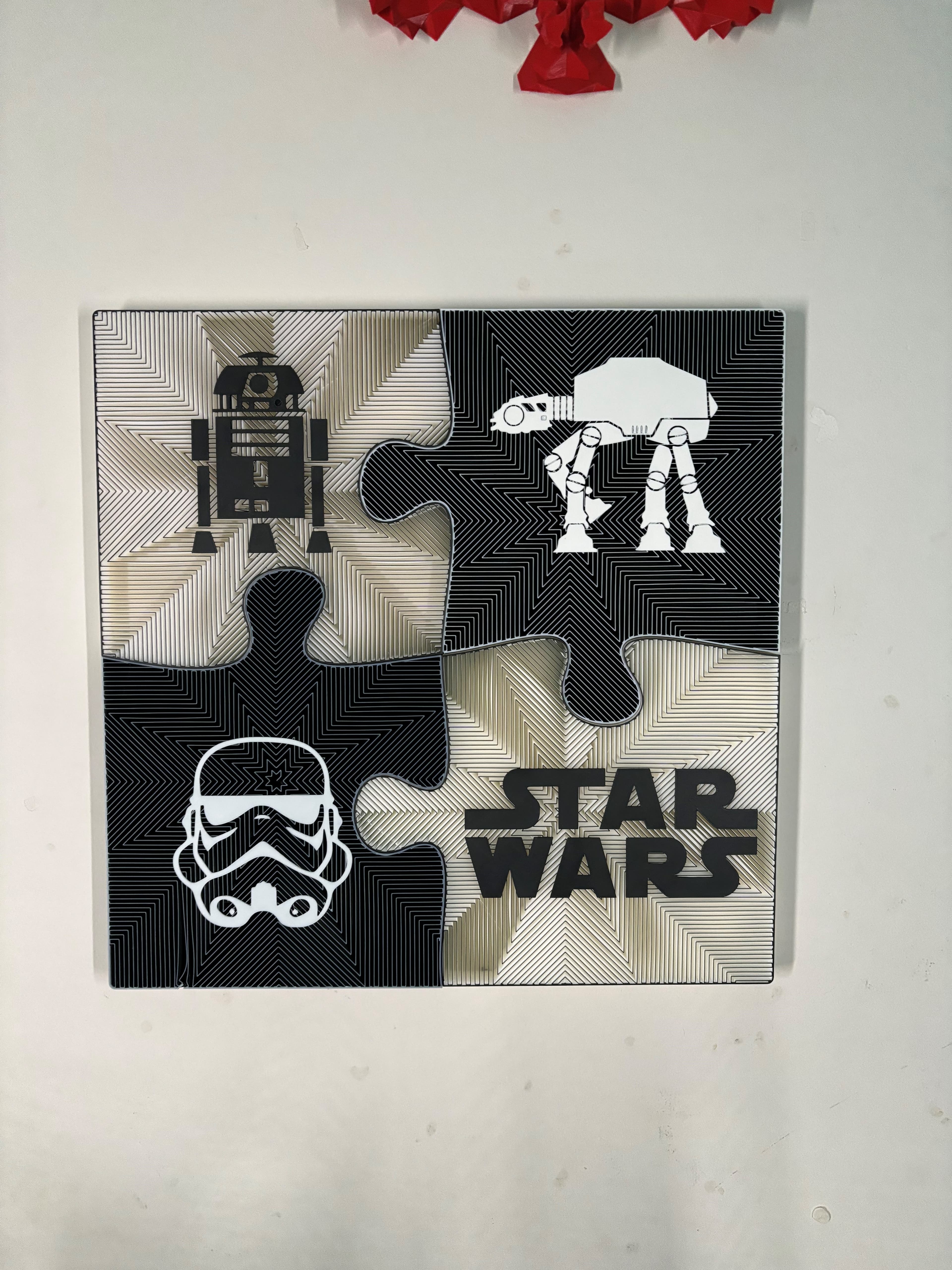 Star Wars Puzzle - Wall Art 3d model