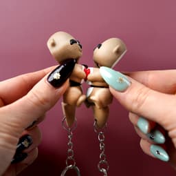 Valentine's Day Flexi Baby Otters 3d model