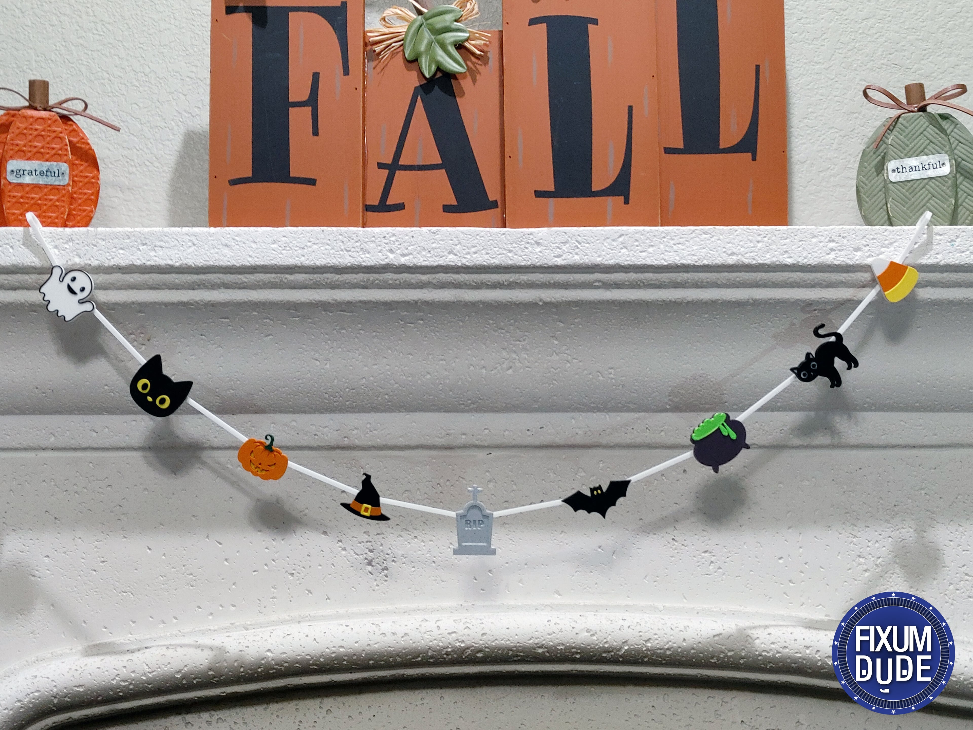 Halloween Snap Together Garland Decorations 3d model