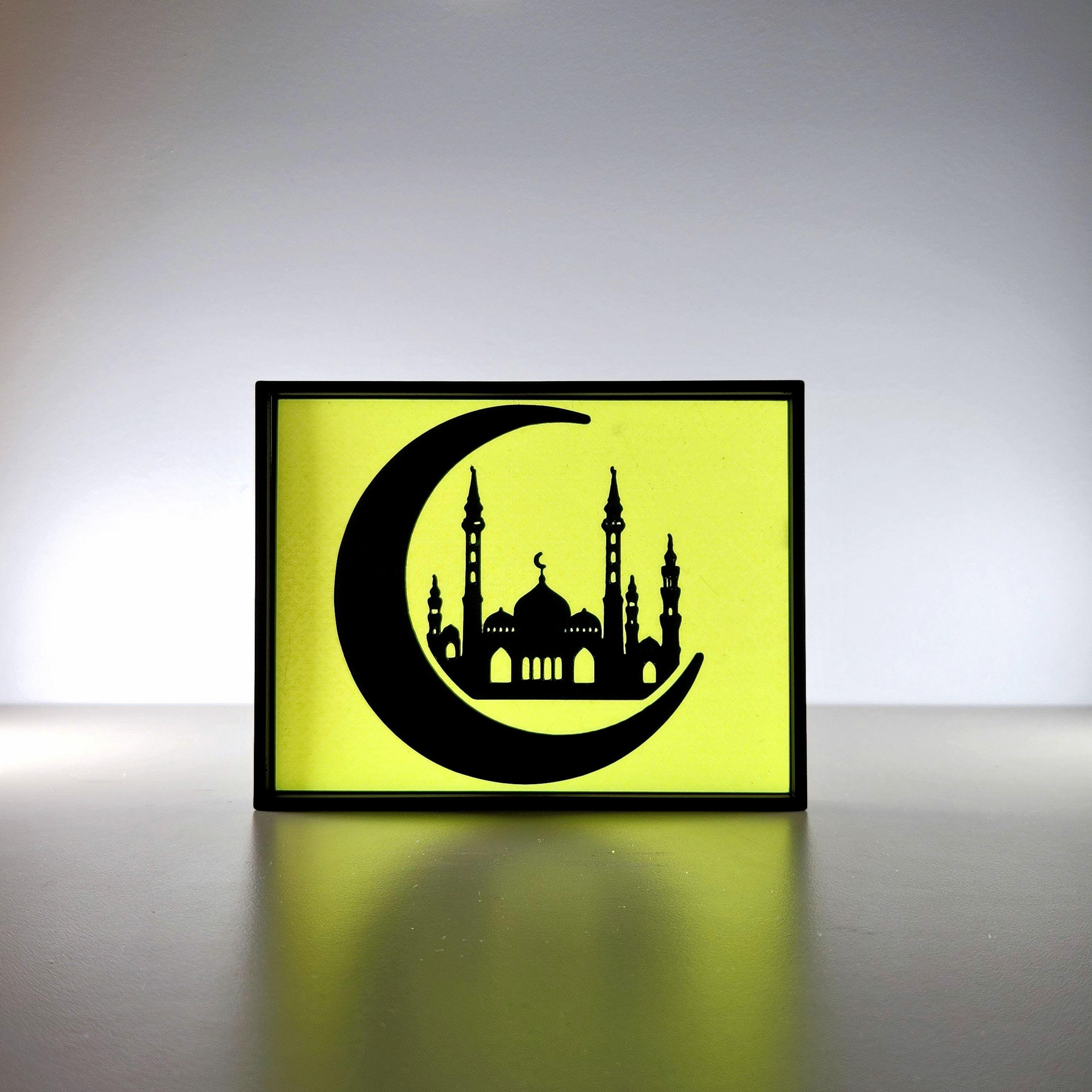 Ramadan Silhouette Art 3d model