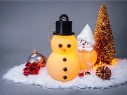 Lighted Snowman Ornament 3d model