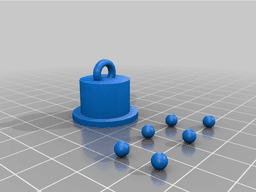 Lighted Snowman Ornament 3d model