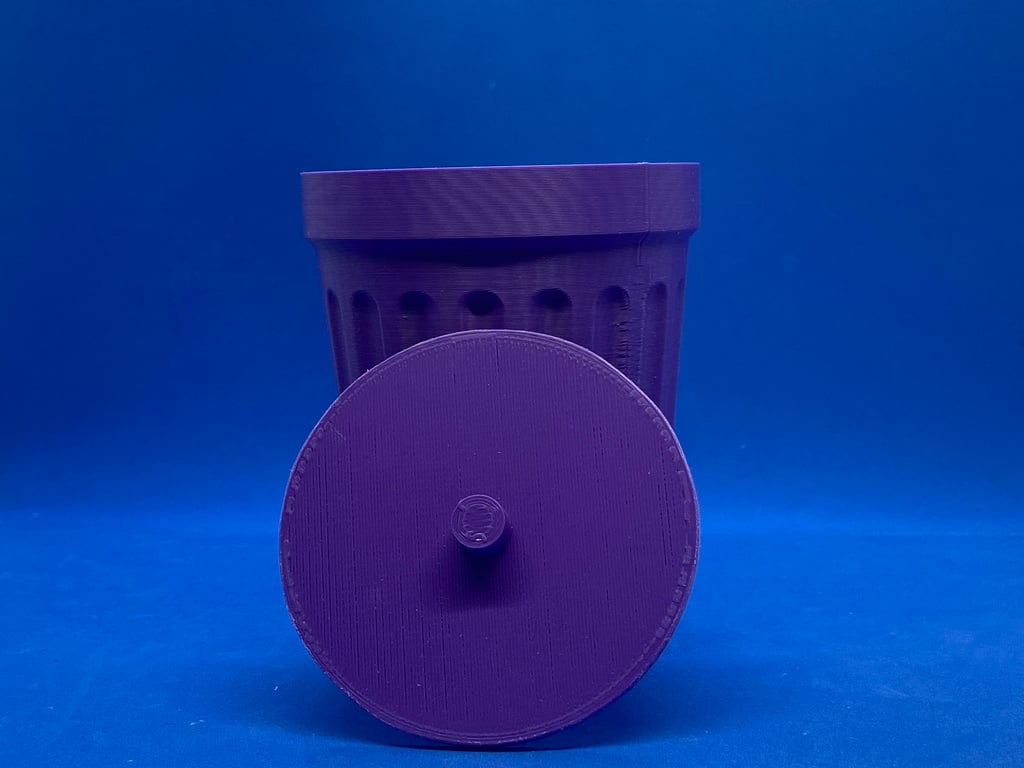 Desktop Trash Can Lid 3d model