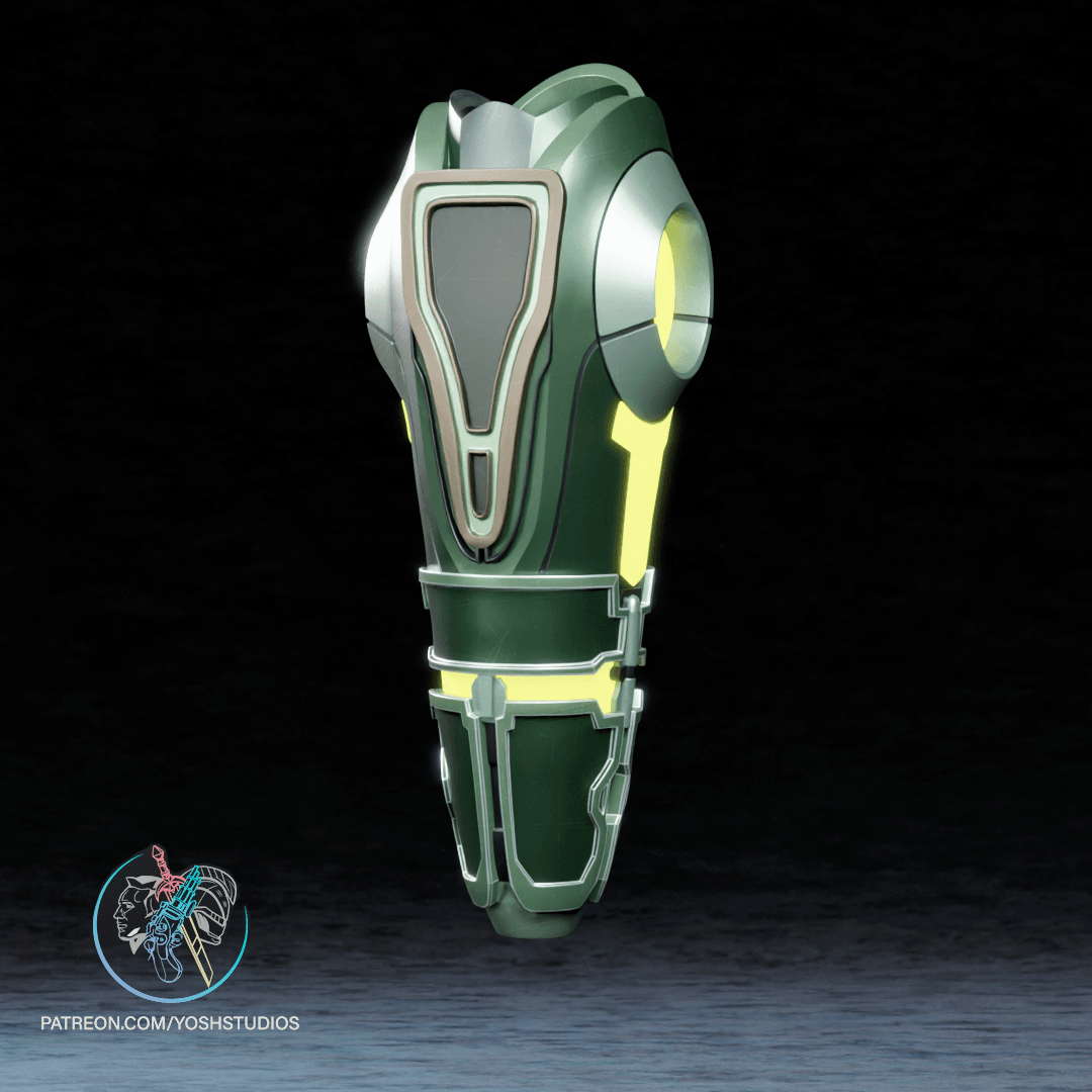 Samus Power Armor Blaster 3D Printer STL File 3d model