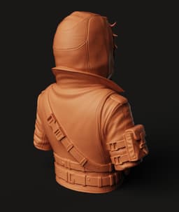 Apocalypse Survivor Bust Multi-Color 3MF | Sci-Fi Statue | Bambu Ready 3d model