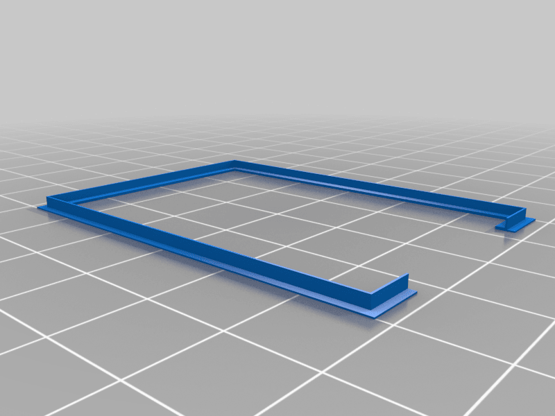 Lite3DP-S1 LCD frame 3d model
