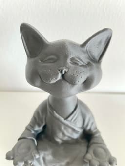 Zen Animals Cat - No Supports 3d model