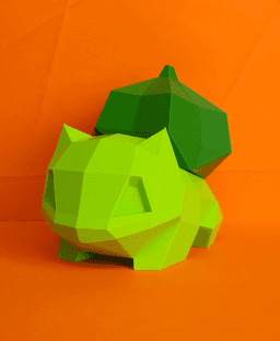 Bulbasaur Low Poly Pokemon 3d model