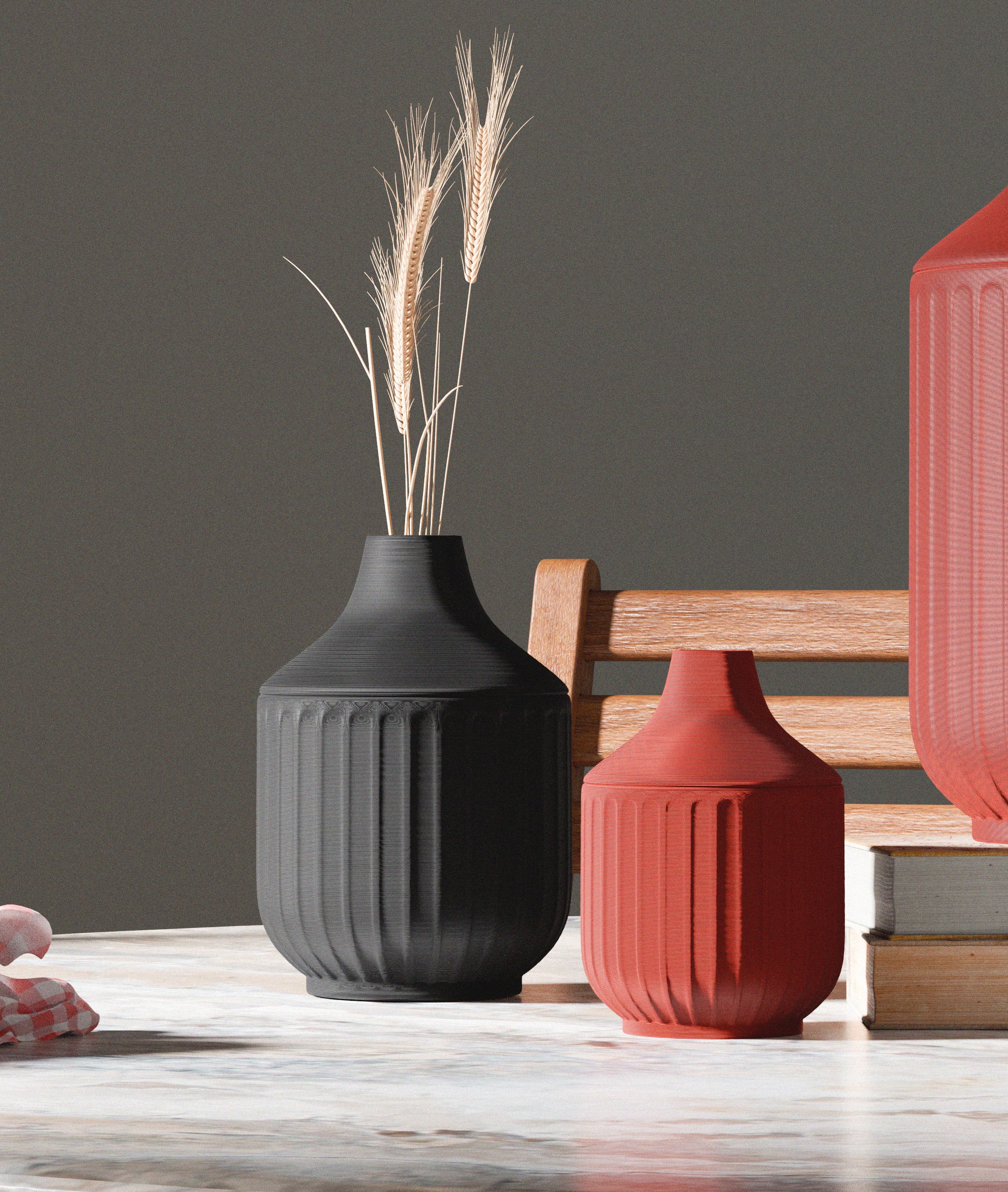 Opal Vase Series 3d model