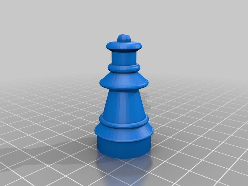 Chess Queen 3d model
