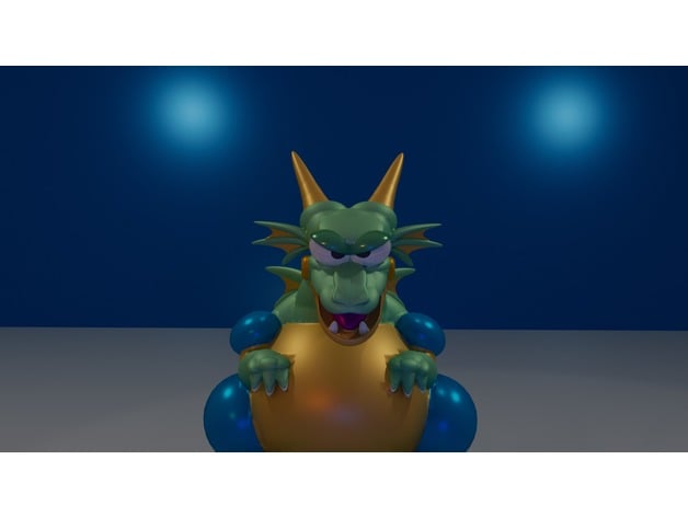 Dragon Boss MEGAMAN 2 3d model