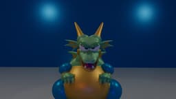 Dragon Boss MEGAMAN 2 3d model