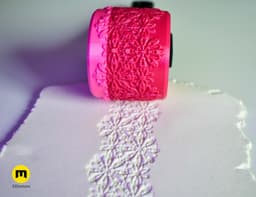 Texture Rollers Lace Patterns middle #6 3d model