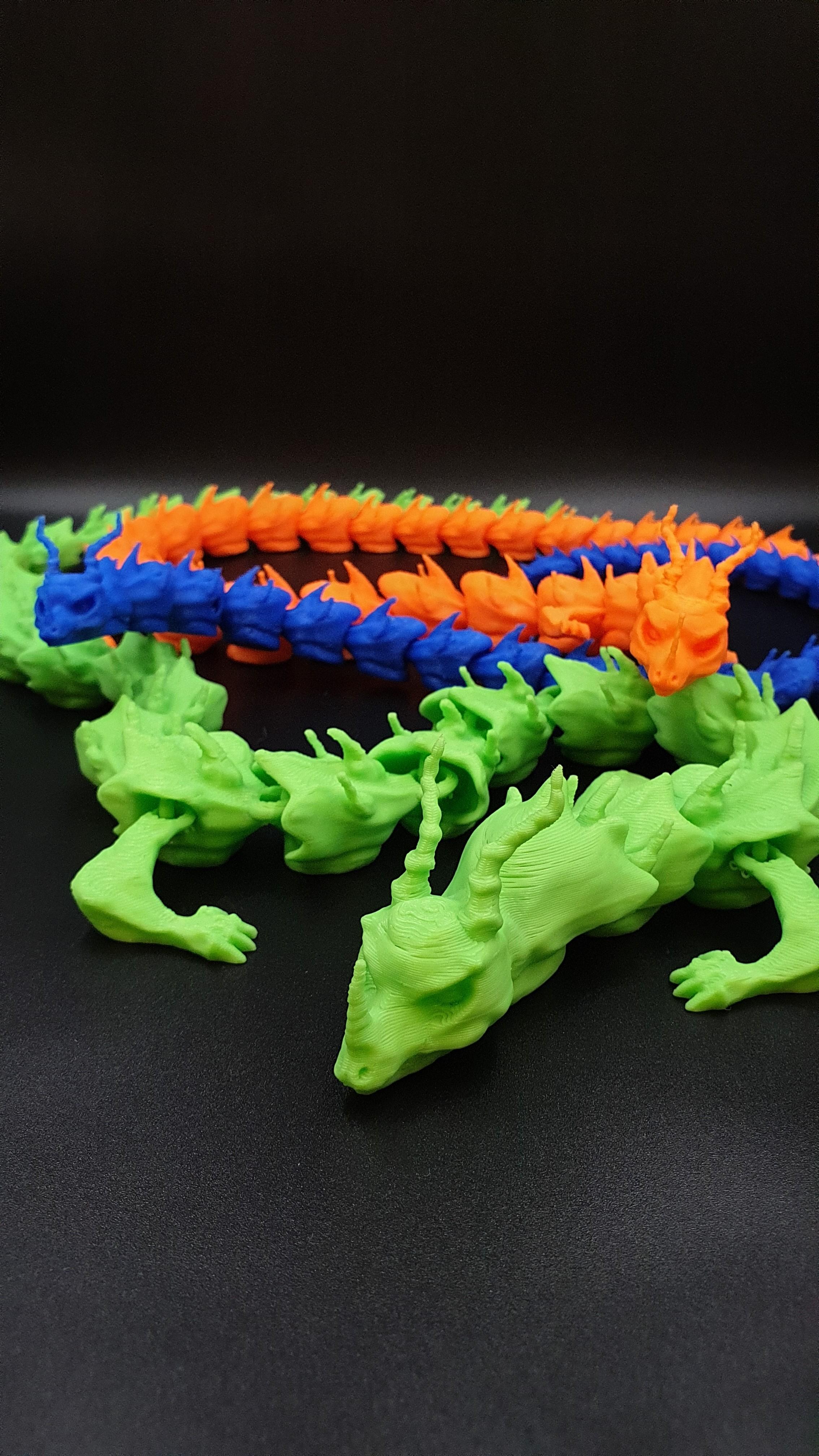 Skeleton Dragon (Articulated) - Maker Ibby 3d model