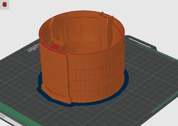 Gladiator Popcorn Bucket 3d model