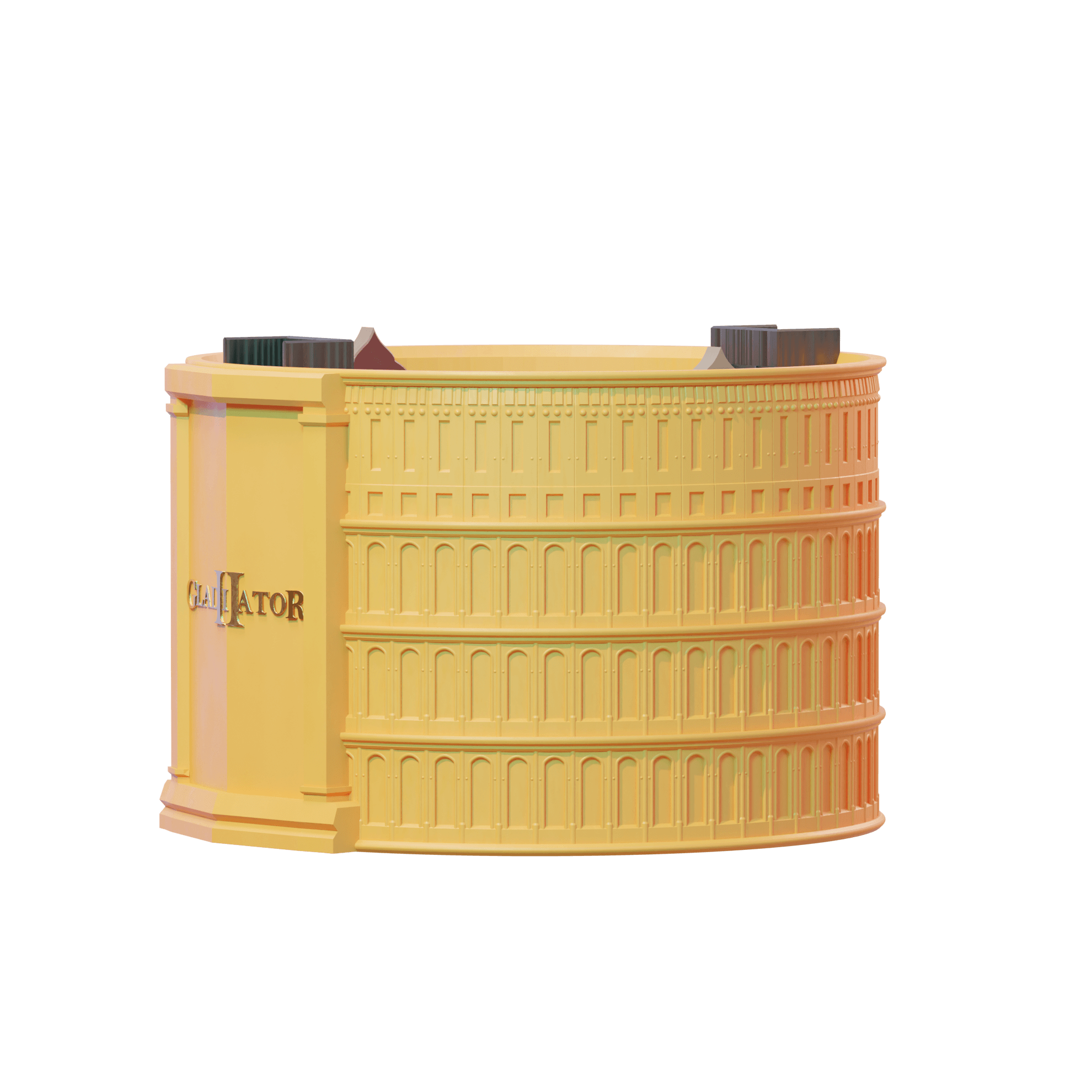 Gladiator Popcorn Bucket 3d model