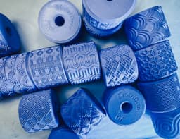 Texture Rollers โ Art Deco Middle Patterns 3d model