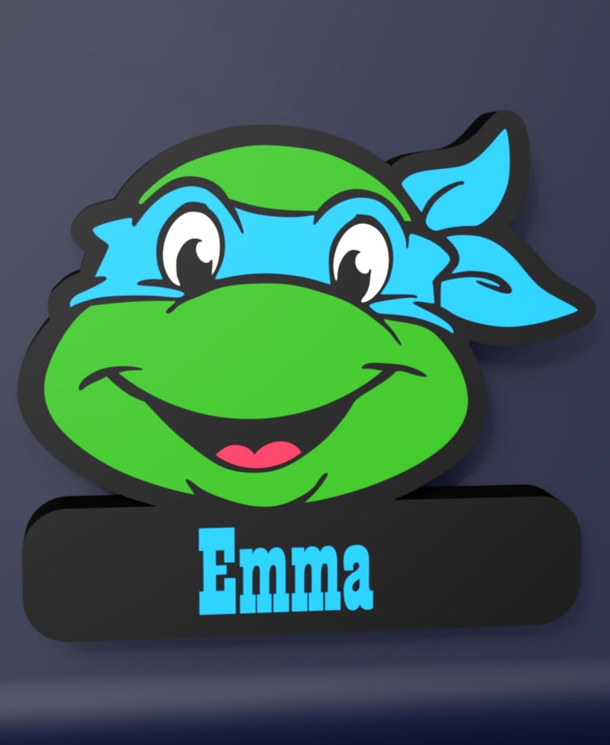 Ninja Turtles - LED Strip compatible 3d model