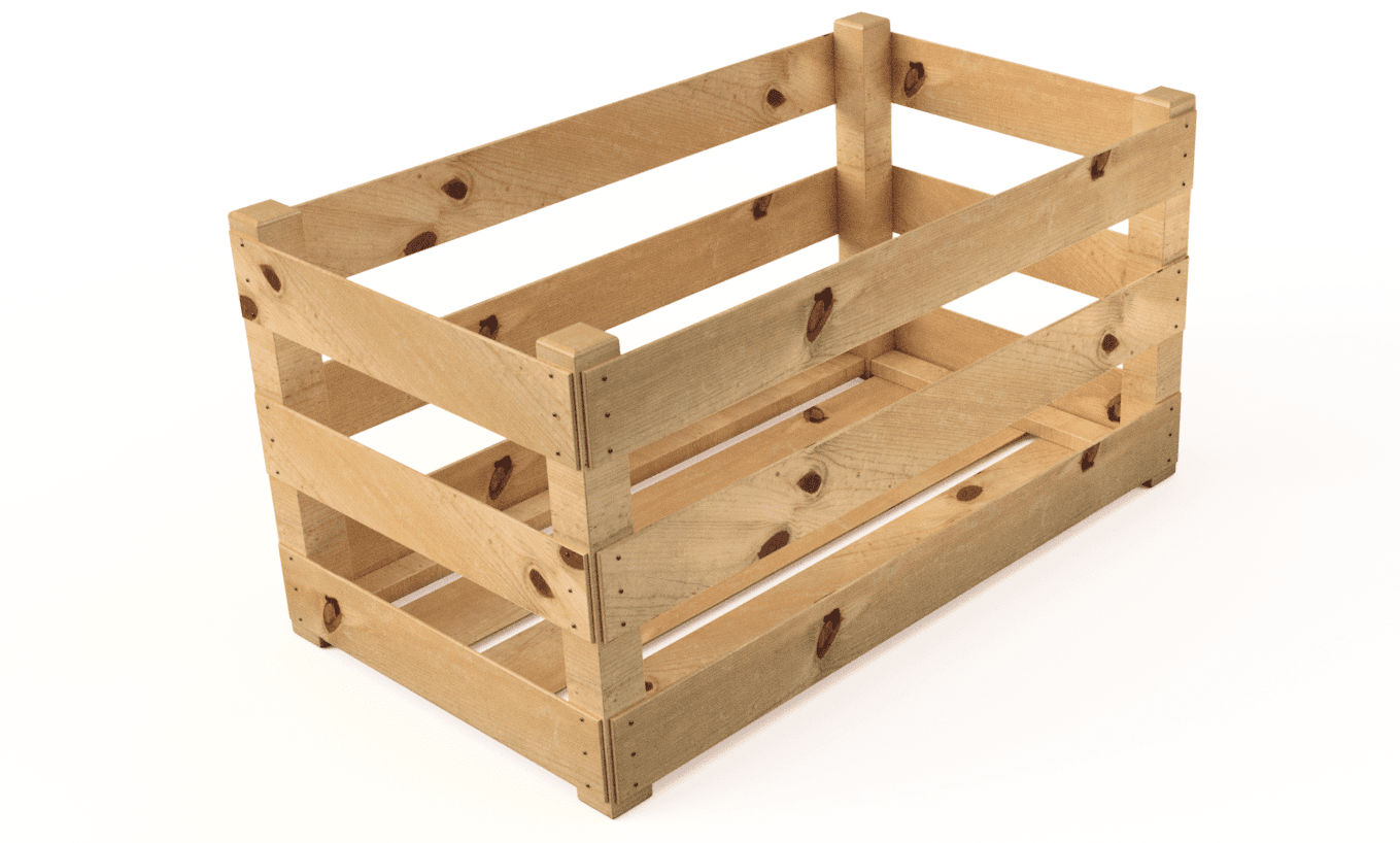 Wood Box 3d model