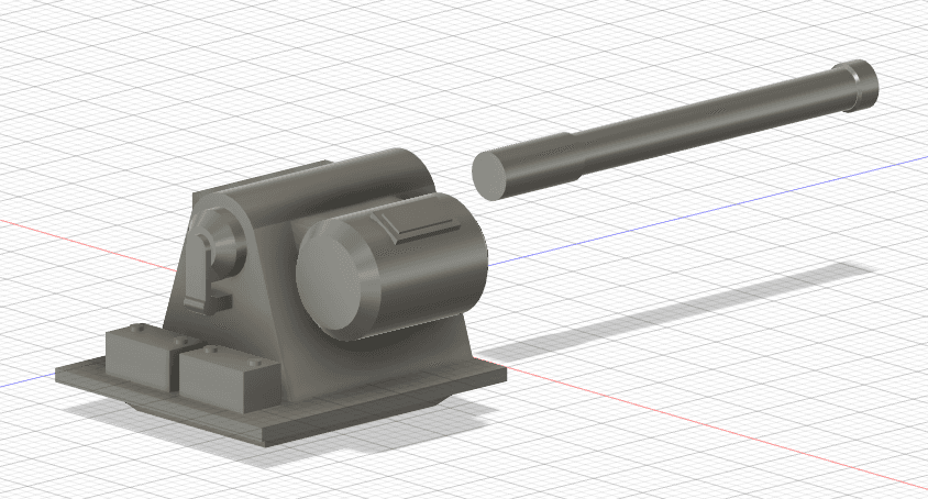 Cannon for Gaslands 3d model