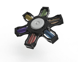 Fidget Flower Dice 3d model