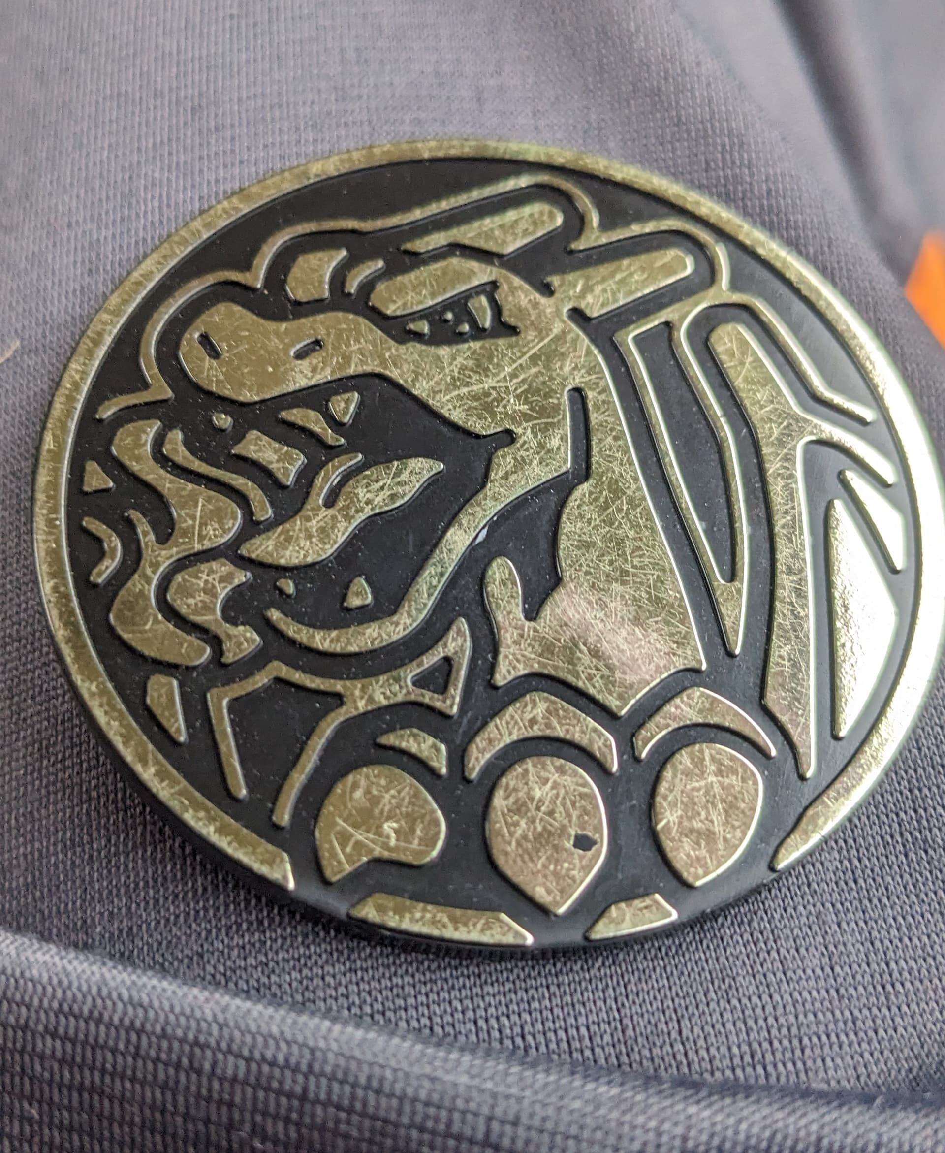 It's a pokémon coin can't you tell what do army to explain it no