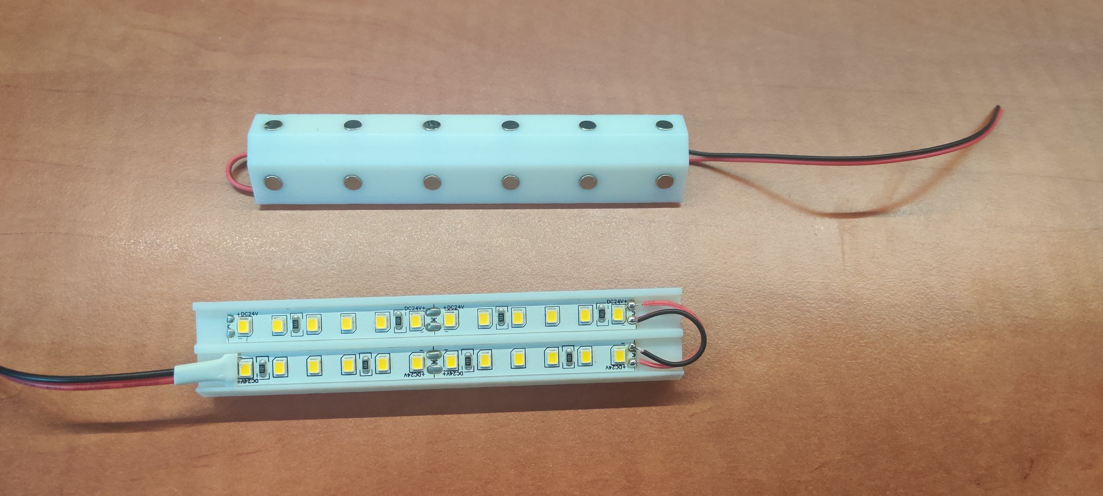 Two Trees Sapphire Plus Magnetic LED strip mounting 3d model