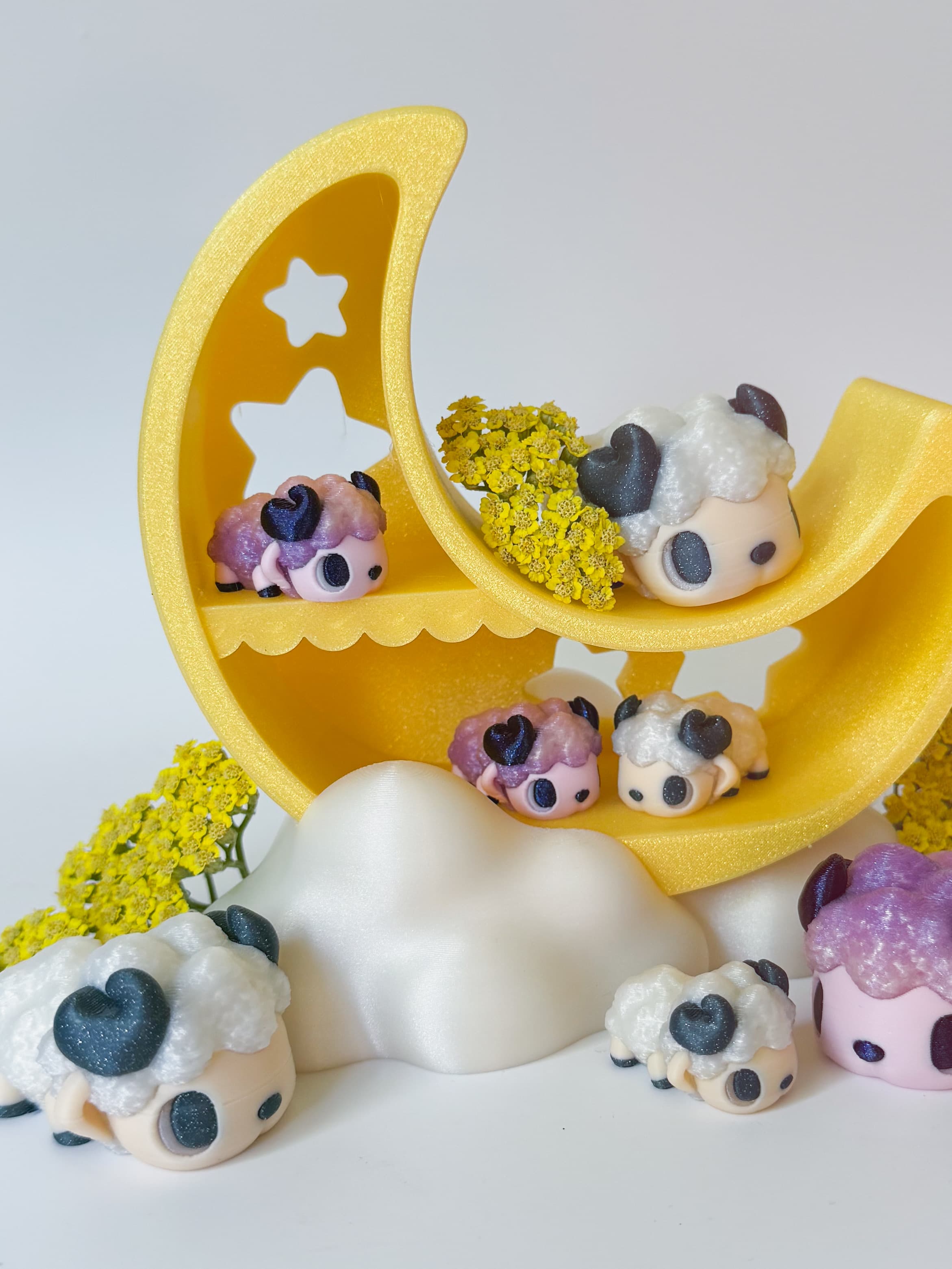 Sheep Boops with Moon shelf 3d model