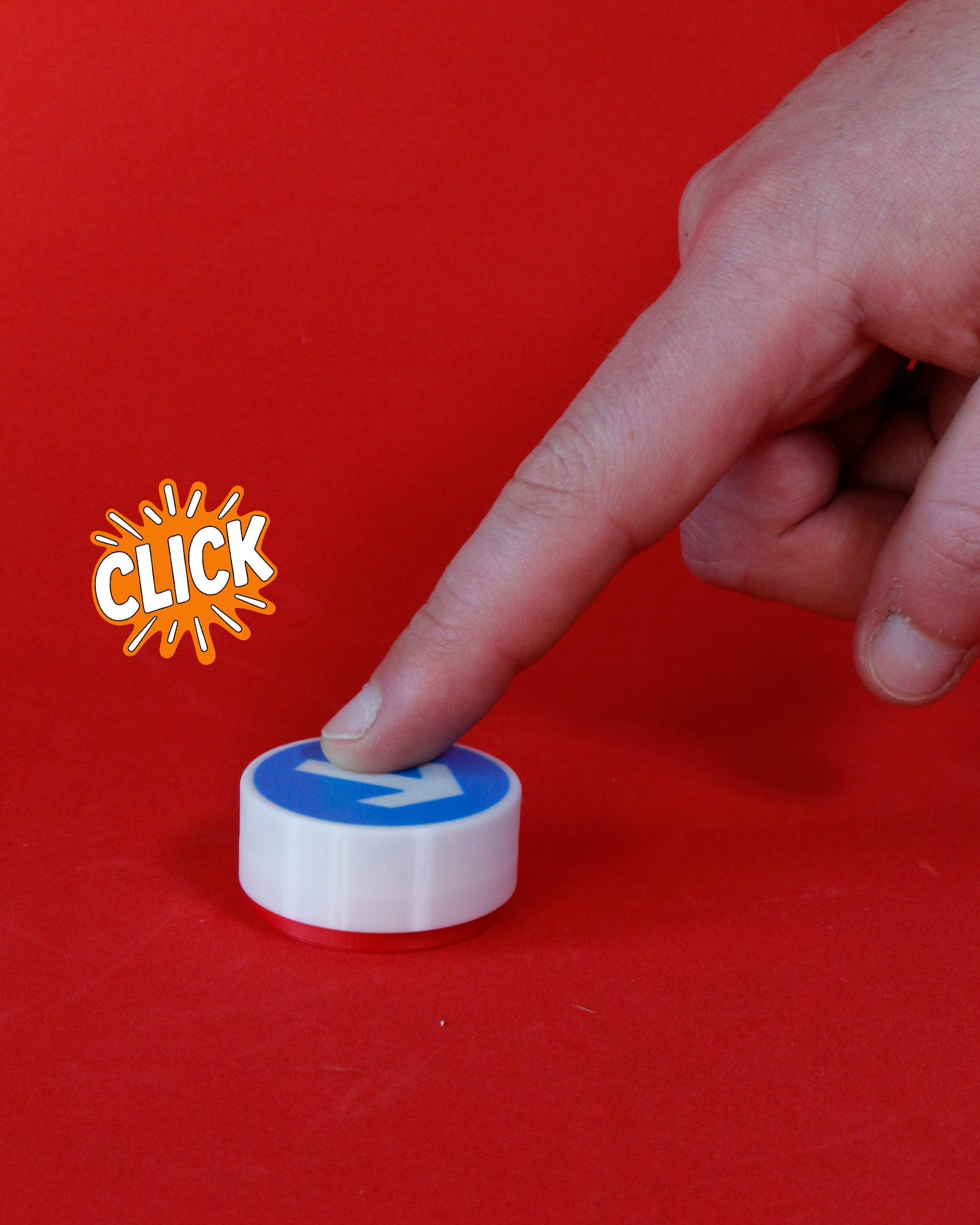 Traffic Signs Fidget Clickers - Keychain 3d model