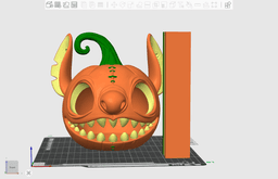 Stitch Pumpkin 3d model