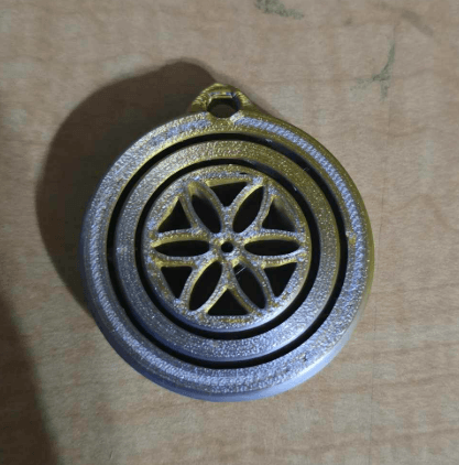 SPINNER KEYCHAIN geo flower.stl 3d model