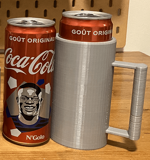 can holder 33cl ( tall coca cola can compatible ) 3d model