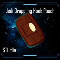 Jedi Grappling Hook Belt Pouch Episode 3 Revenge of the Sith STL files 3d model