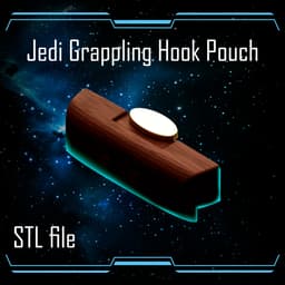 Jedi Grappling Hook Belt Pouch Episode 3 Revenge of the Sith STL files 3d model