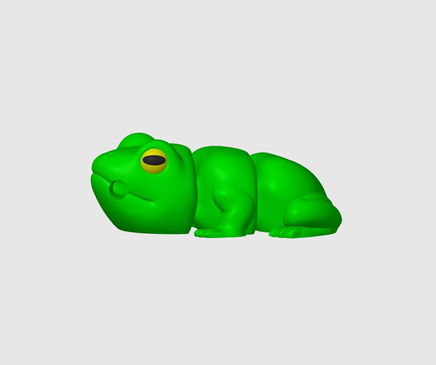 Frog Fidget 3d model