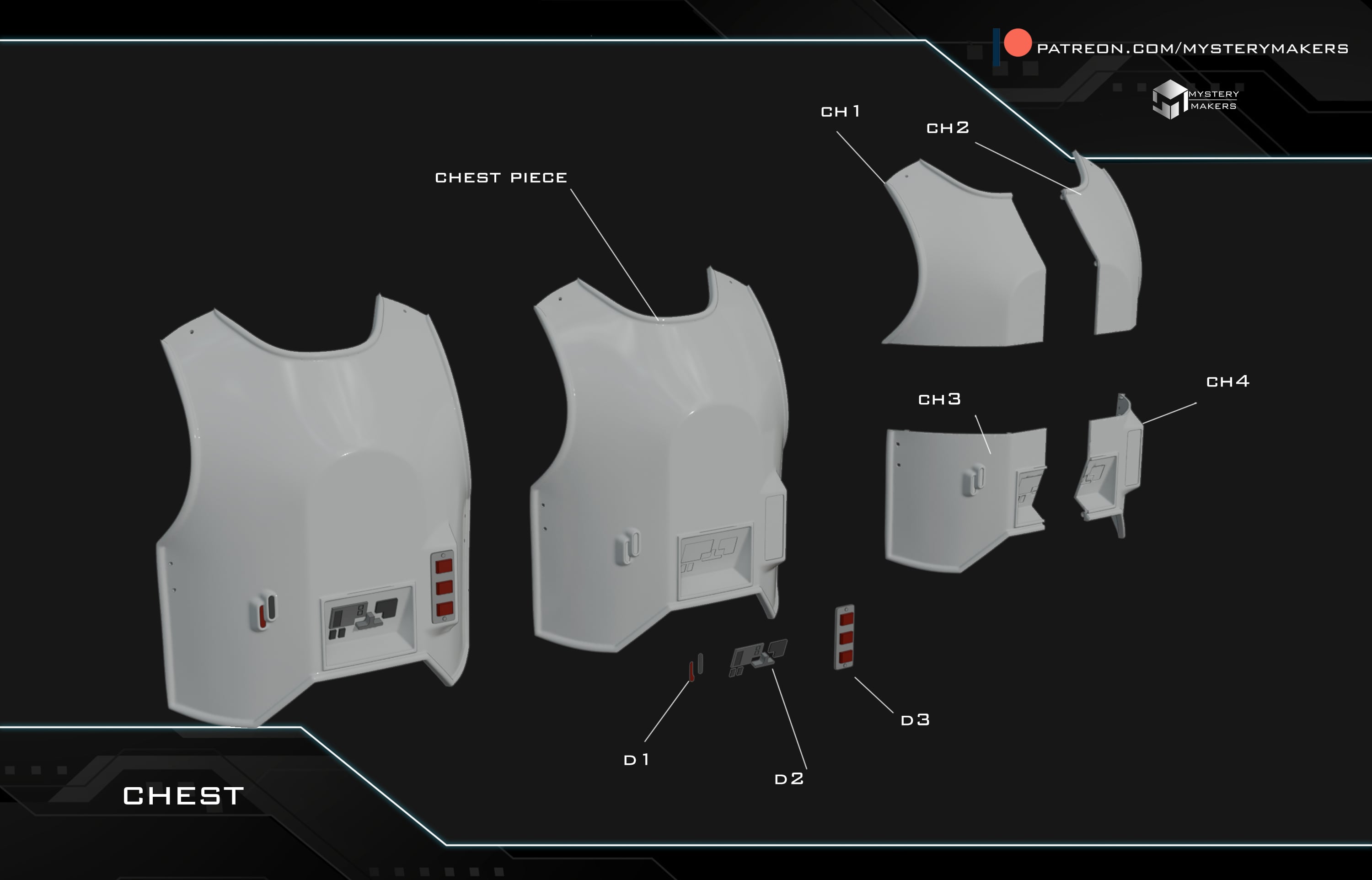 Snowtrooper armor 3d model