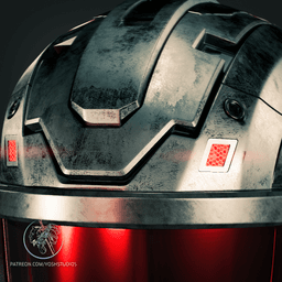 Mr Yosh Helmet 3D Printer STL File 3d model