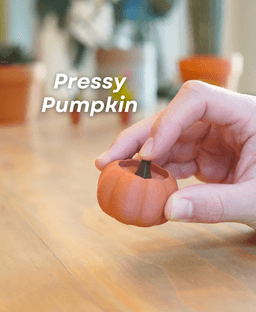 Fall Fidgets - Mini Pumpkin Fidget Toys - Fidget Spinner, Clicky Fidget, Passthrough Spiral 3d model