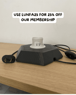 Free E27 Hexa Base for Table Lamps - Spport-free model - Free Lamps & Accessories 3d model