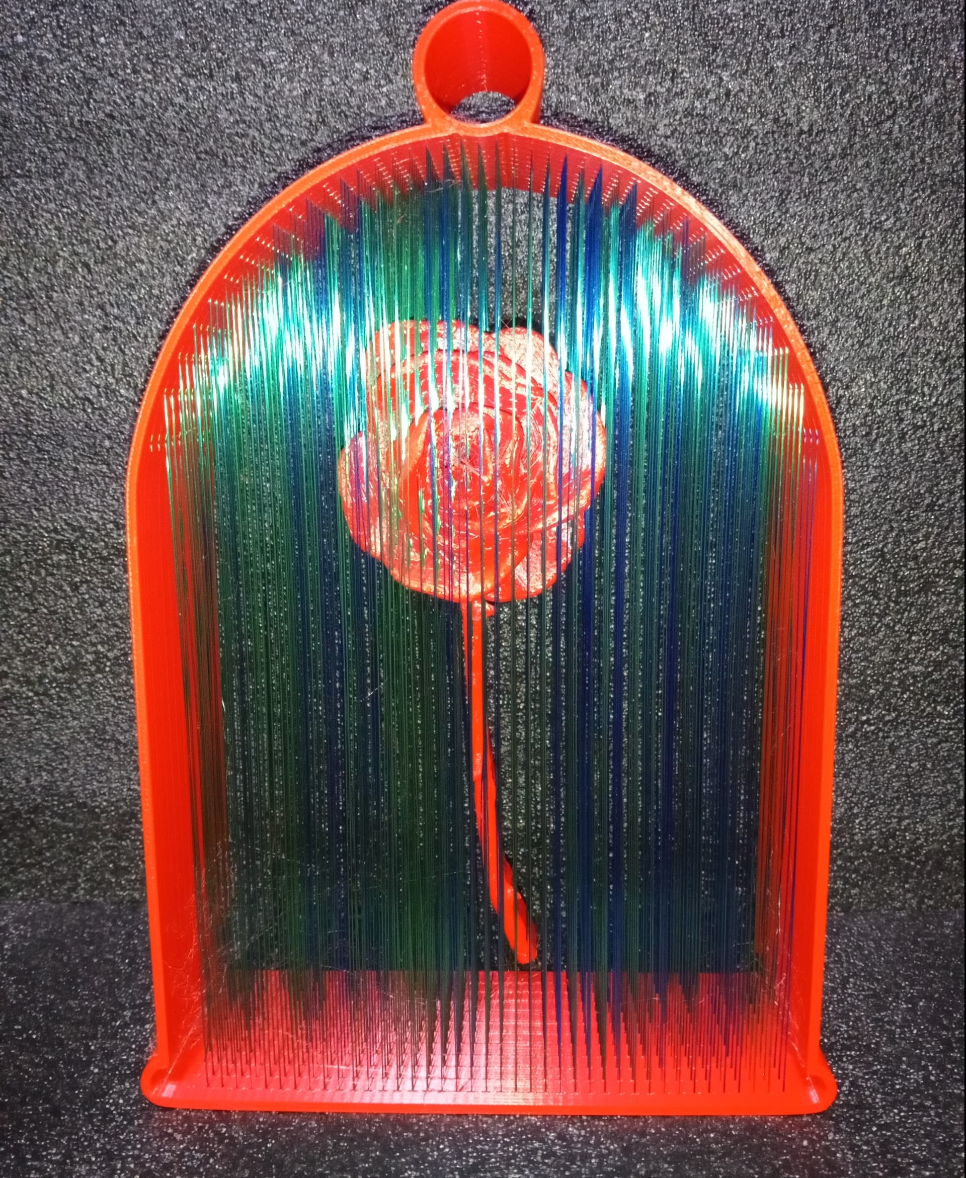 dual blue/green for the strings
