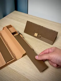 Roll Up Storage Box | Triangle Organizer 3d model