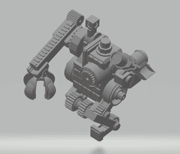 FHW Worker Bot Crusher Piledriver kit 3d model
