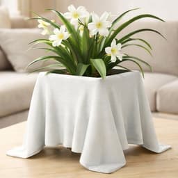 FABRIC DRAPED VASE 3d model