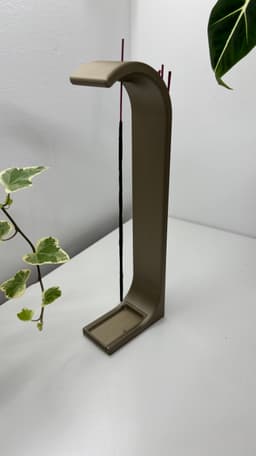 Modern 3D Printed Incense Holder – Sleek and Functional Design 3d model