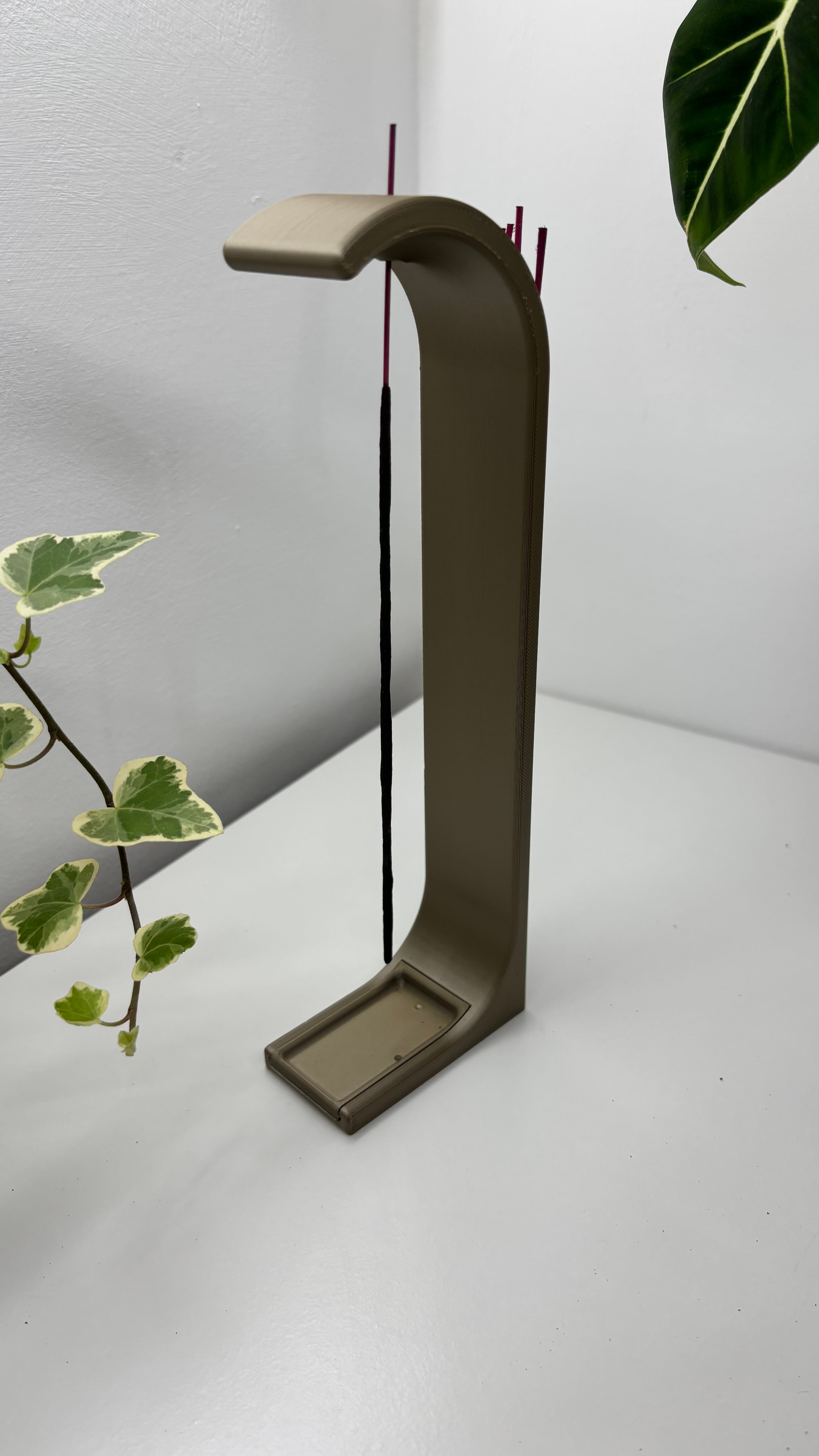 Modern 3D Printed Incense Holder – Sleek and Functional Design 3d model