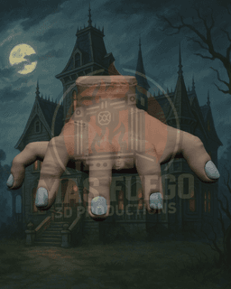Thing Addams - Hands of Power - Controller Holder Gaming Accessory Stand 3d model
