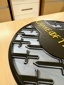 Multilayered Art - Game Of Thrones Logo 3d model